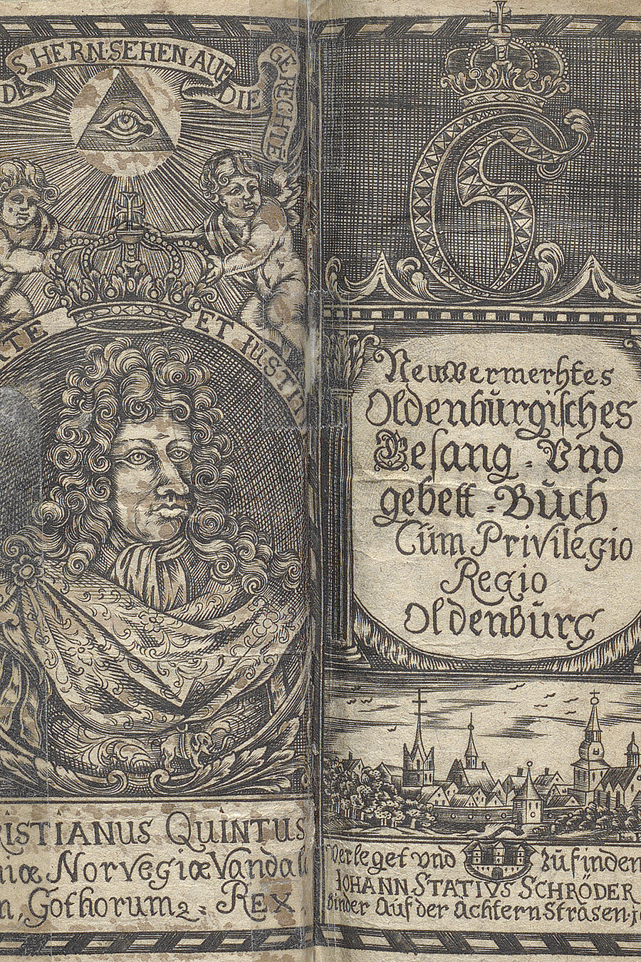 Aufgeschlagenes Regionalbuch des Monats: Neuvermerktes Oldenburgisches Gesang- und Gebettbuch (1698)