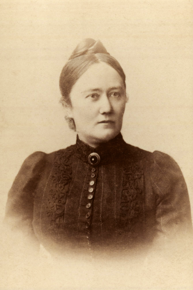 Portraitbild von Helene Lange (1848-1930)