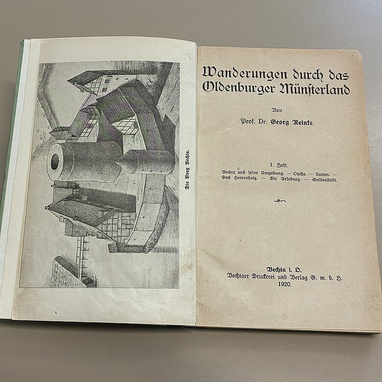 Titelseite "Wanderungen durch das Oldenburger Münsterland"