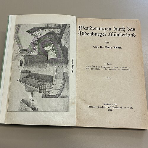 Titelseite "Wanderungen durch das Oldenburger Münsterland"