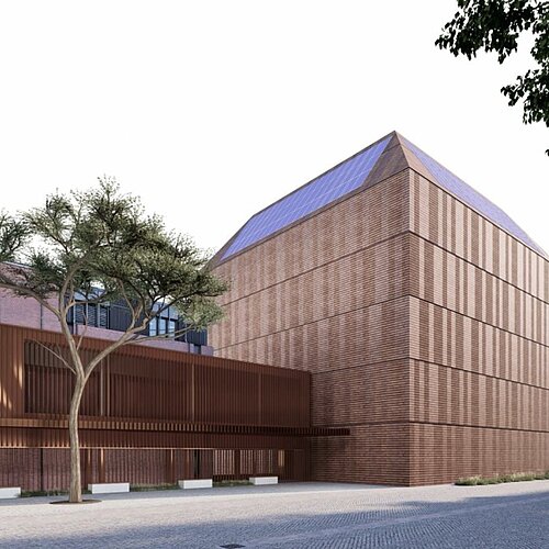 Visualisierung Erweiterungsbau Landesbibliothek Oldenburg