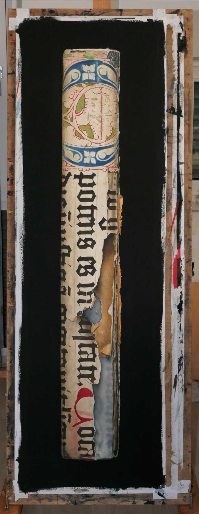 SOLITAIRE XXII - Landesbibliothek Oldenburg, ca.149 x 44 cm, 2025