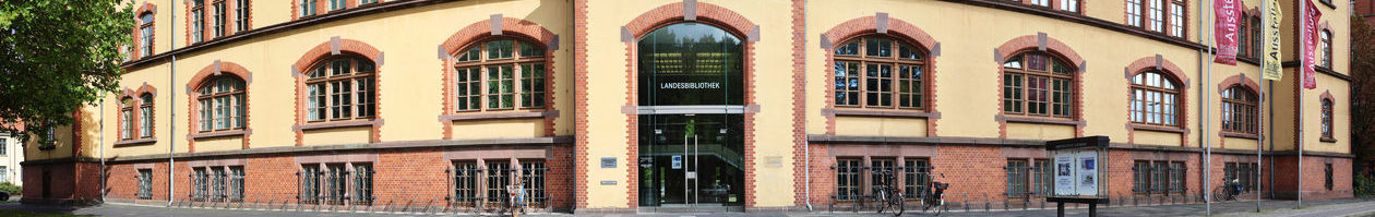 Foto des Haupteingangs der Landesbibliothek Oldenburg