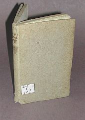Foto vom Buchdeckel von "Lange, J.H.: Briefe über verschiedene Gegenstände der Naturgeschichte und Artzneykunst"