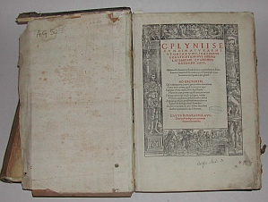 Titelseite von "Plinius Secundus, Caius: Naturgeschichte"