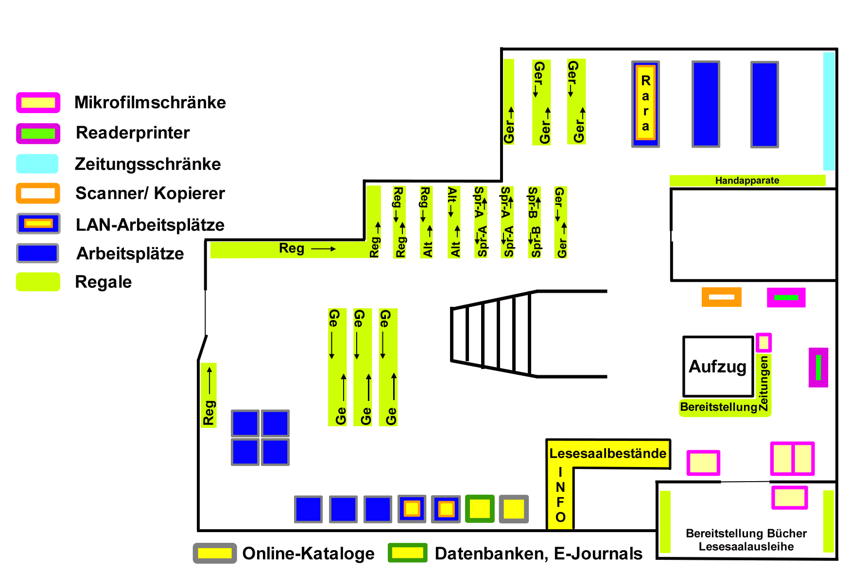 LIZ - Lern- und Informationszentrum
Ebene 2
