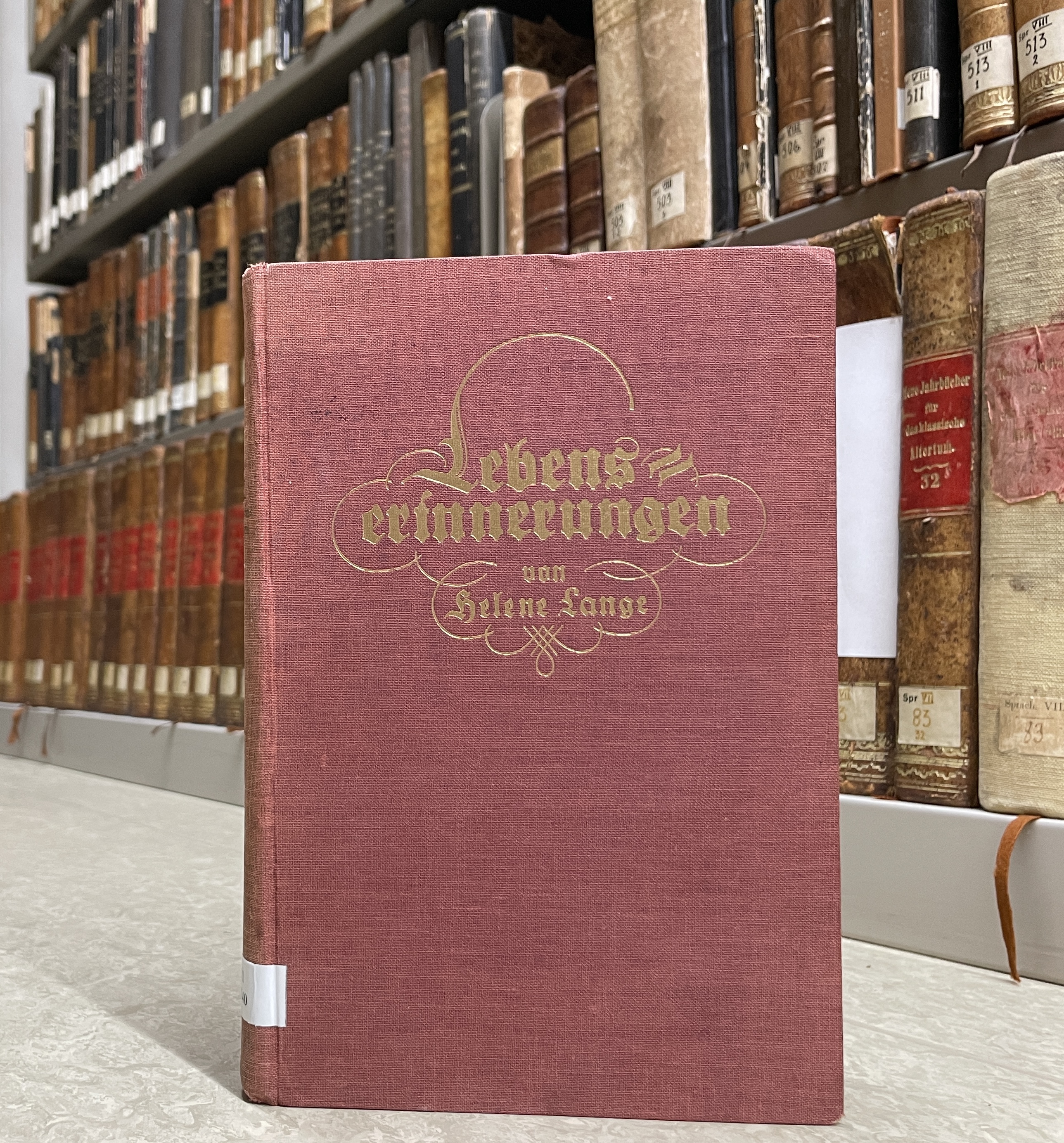 Buchcover von Helene Lange: Lebenserinnerungen