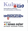 Logo der Kultur-LzO, Kulturstiftung der Öffentlichen Versicherungen Oldenburg und cewe color