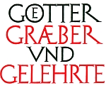 Götter, Gräber und Gelehrte - Logo