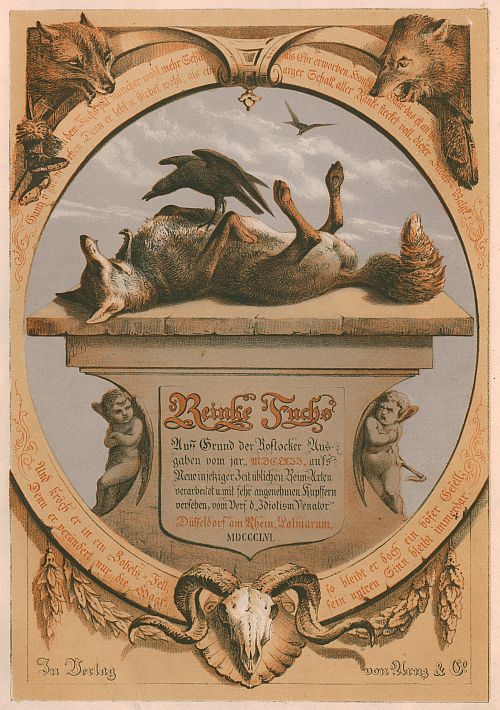 Abbildung von 'Conrad Ludwig Beckmann: Reinke Fuchs' (Düsseldorf 1856)