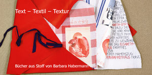 Illustration zur Ausstellung Text - Textil - Textur