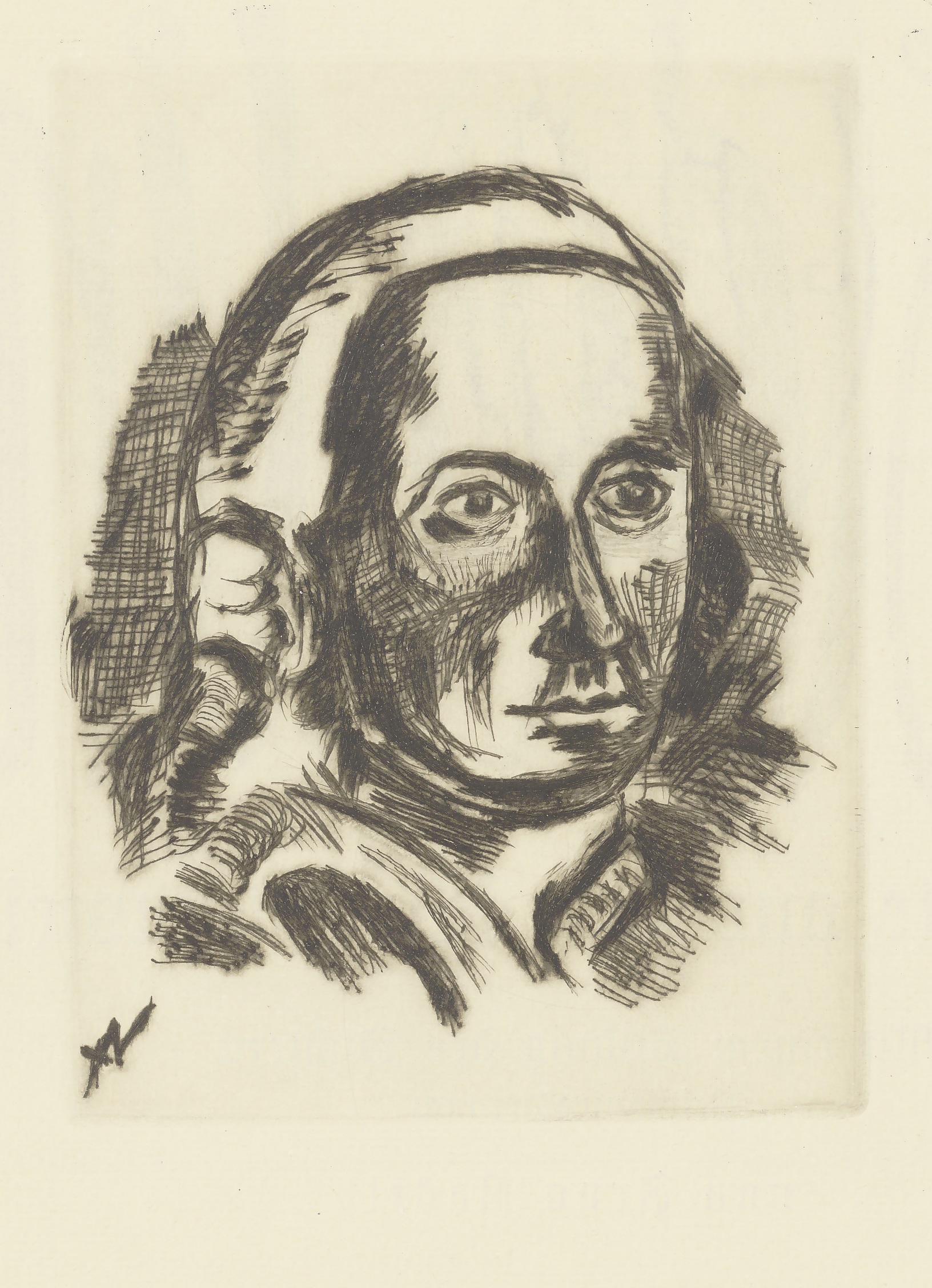 Porträt Friedrich Hölderlins