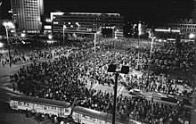 Foto der Demonstration am 16. Oktober 1989 in Leipzig